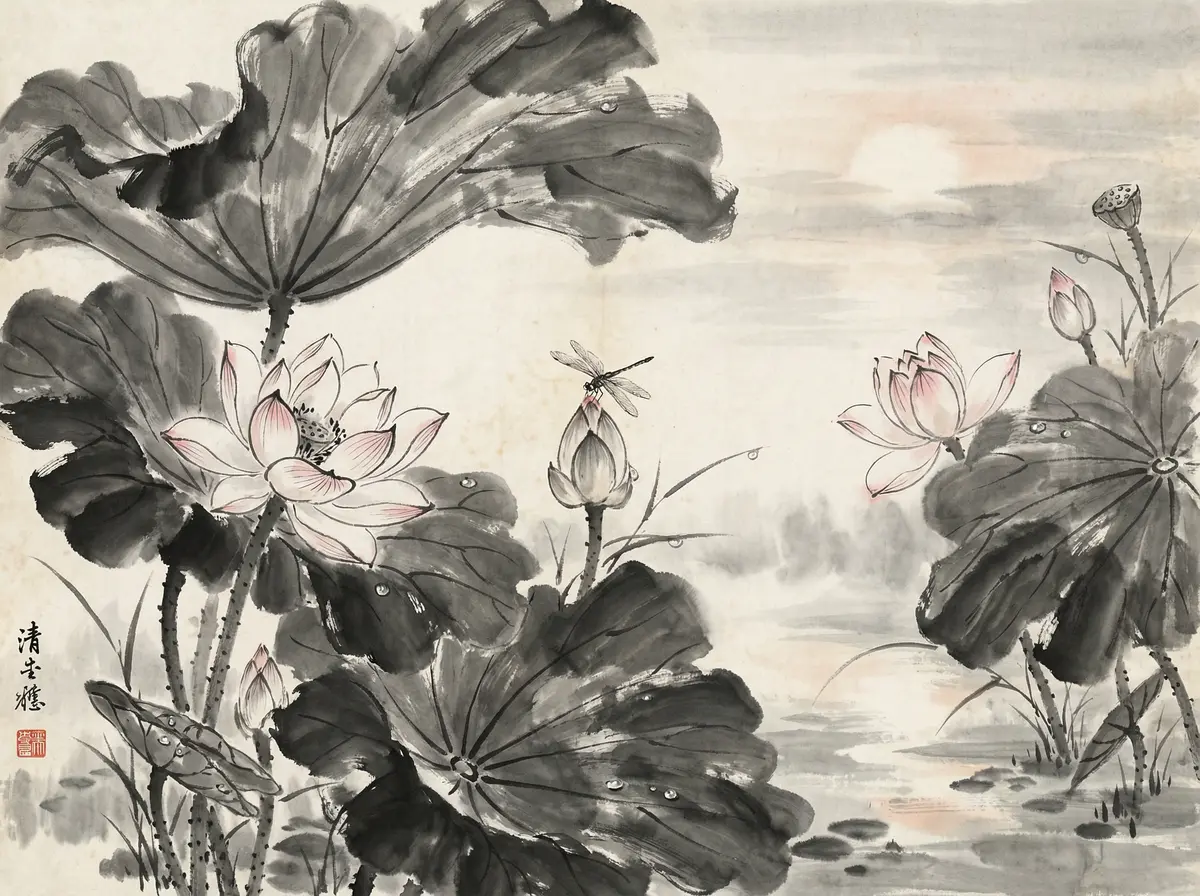 无限赌场旅行家专栏莲花池水墨画